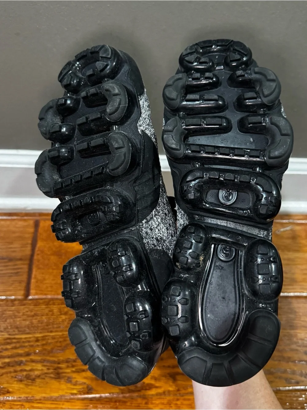 Nike VaporMax Flyknit Men's Sneakers in Black and Gray